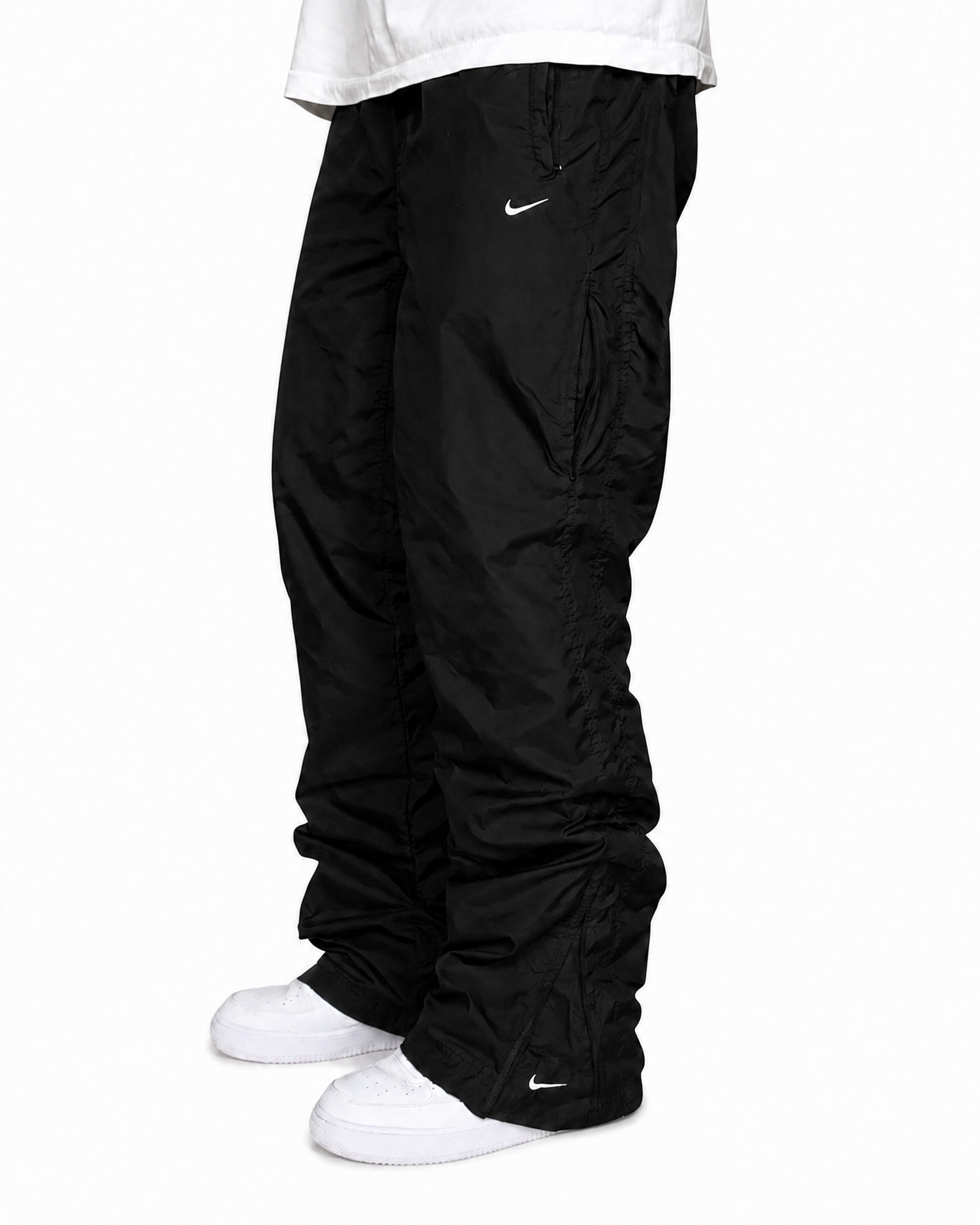 Parachute Baggy Black Pants (waterproof)