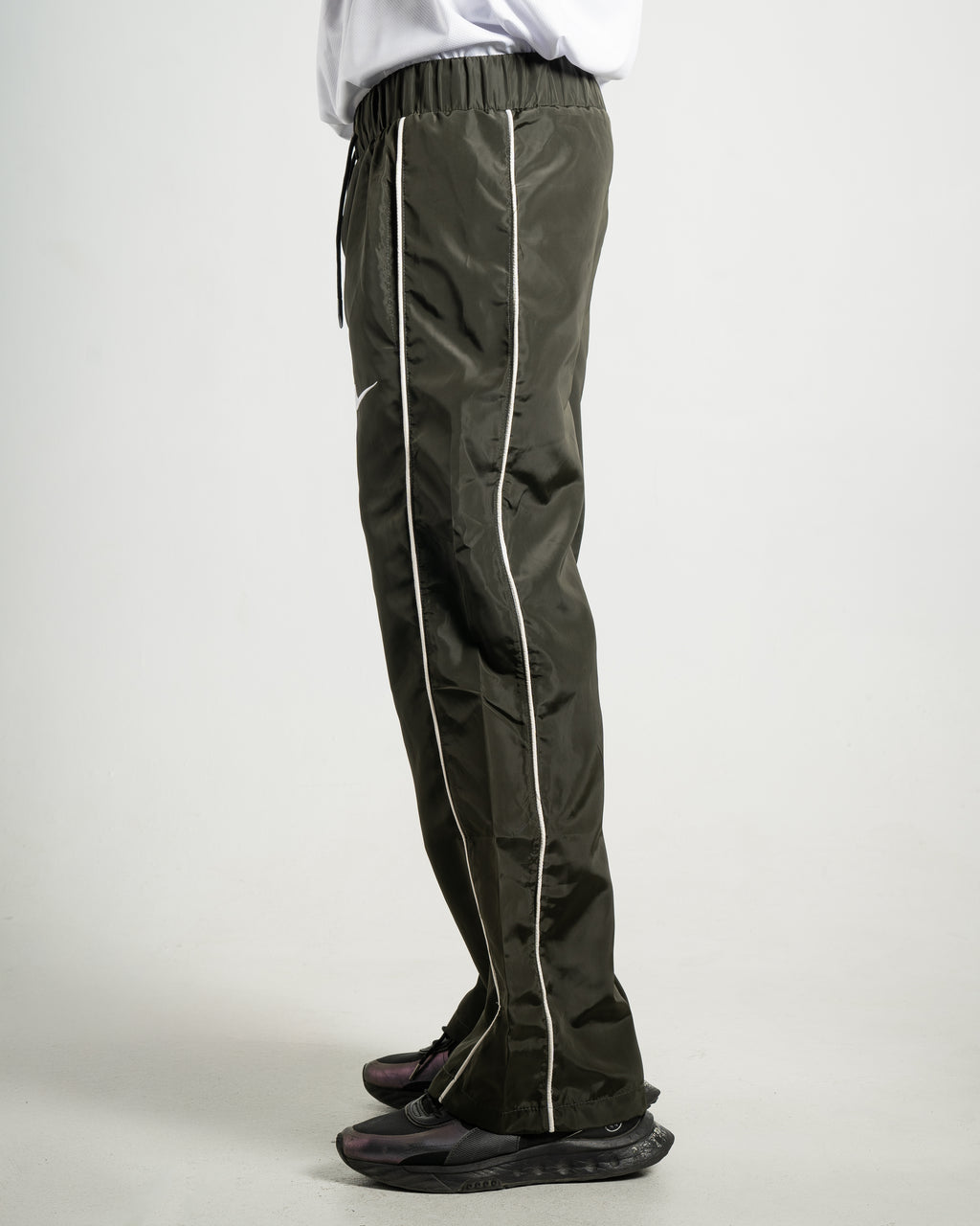 Dark Green Parachute Pants